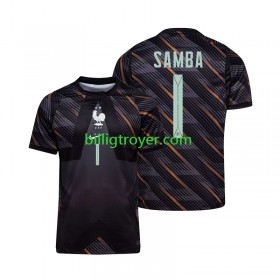 Billige Fotballdrakter Frankrike Brice Samba 1 Keeper Hjemmedraktsett World Cup 2026 Kortermet